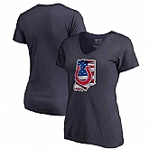 Women Indianapolis Colts Navy NFL Pro Line by Fanatics Branded Banner State T-Shirt,baseball caps,new era cap wholesale,wholesale hats
